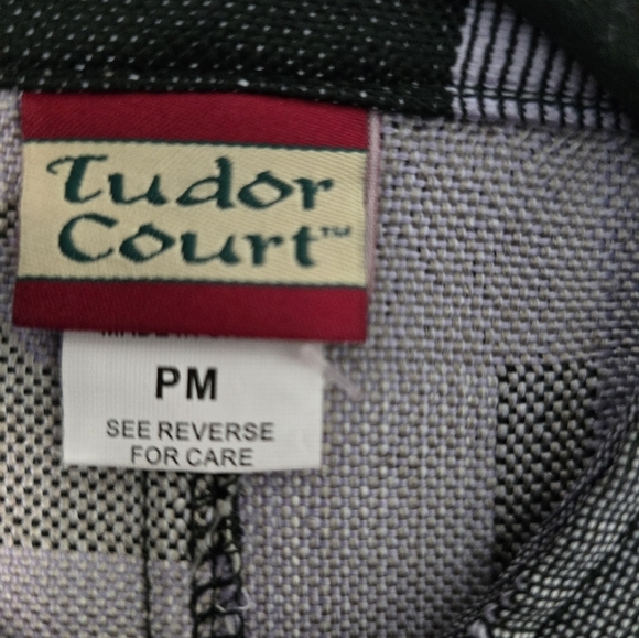 Tudor Court Art To Wear Jacket Women PM 5Button Tapestry Mixed Print Boho - Picture 10 of 14